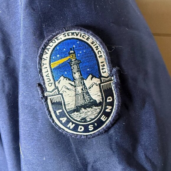 Rare: Land's End Expedition Parka"The Weather Channel" Down Coat, Women's Large - Picture 5 of 14